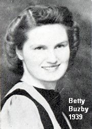 Photo of young Betty Buzby from the 1939 University of Alaska yearbook. Photo of young Betty Buzby from the 1939 University of Alaska yearbook.