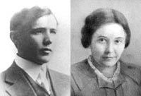 Chester Spencer, age 24 and Bessie Buzby Spencer, age 21 Photos of Chester Spencer, age 24 and Bessie Buzby Spencer, age 21