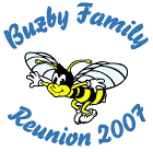 Buzby Family Reunion 2007 logo